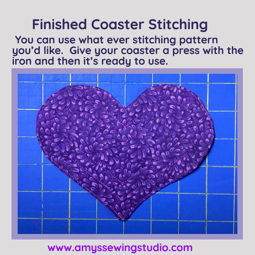 Heart Shape with Fabric Scraps-Amys Sewing Studio